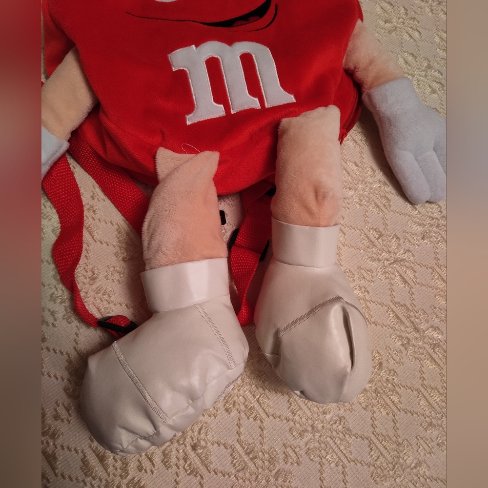 Red M&M Character Backpack - Picture 5 of 9